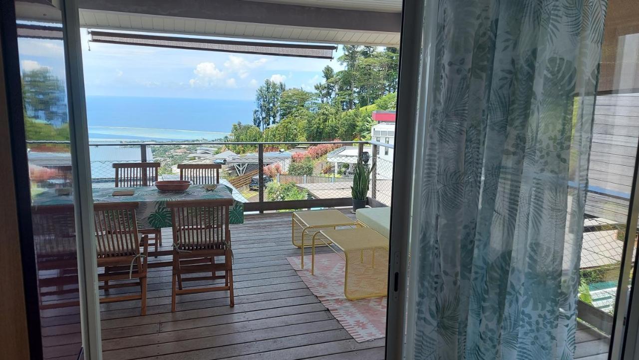 Studio Vaimiti Pour 2 Personnes Vue Mer Et Moorea Faaa Εξωτερικό φωτογραφία